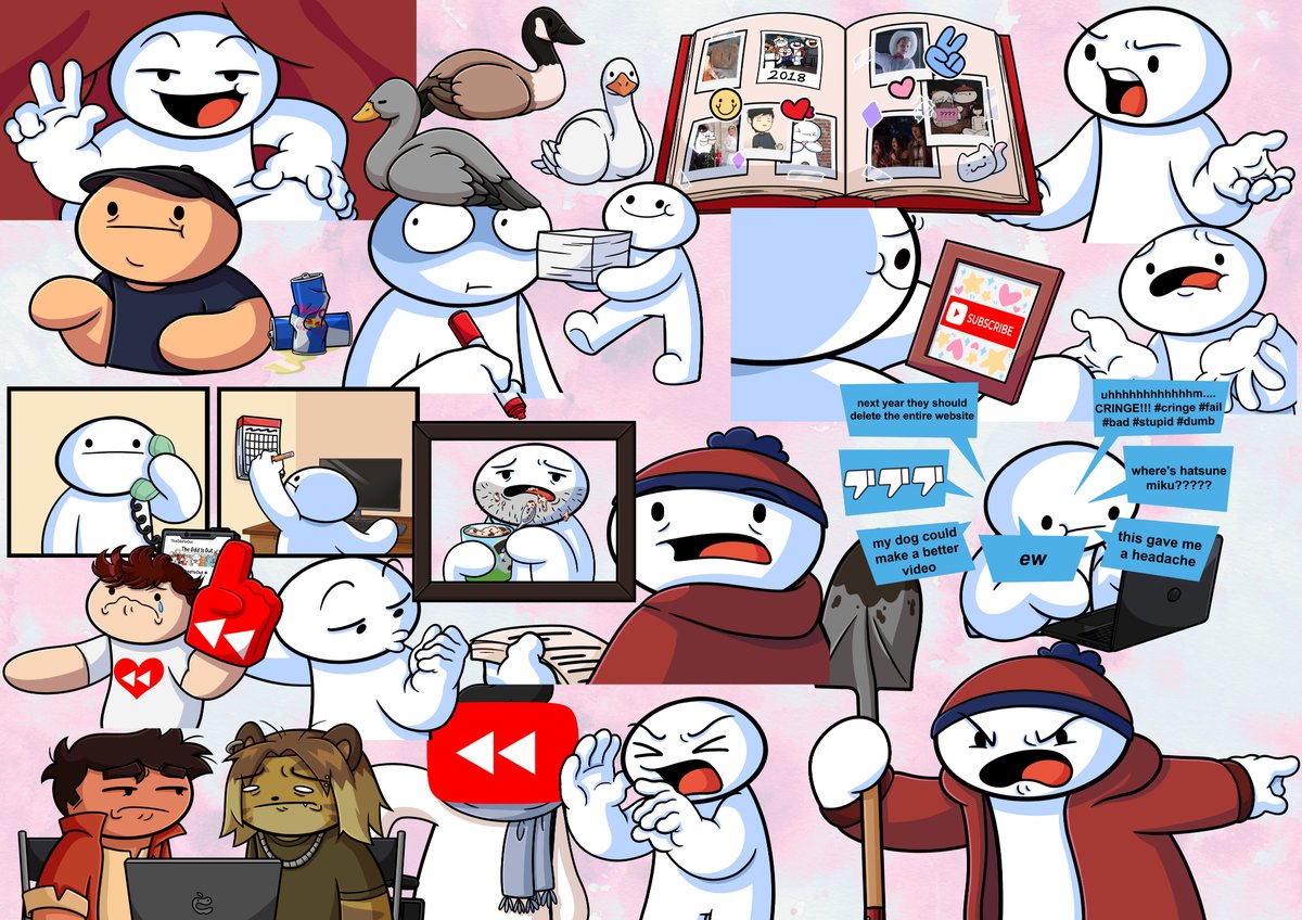 Some assets of mine from the latest @theodd1sout vid! 