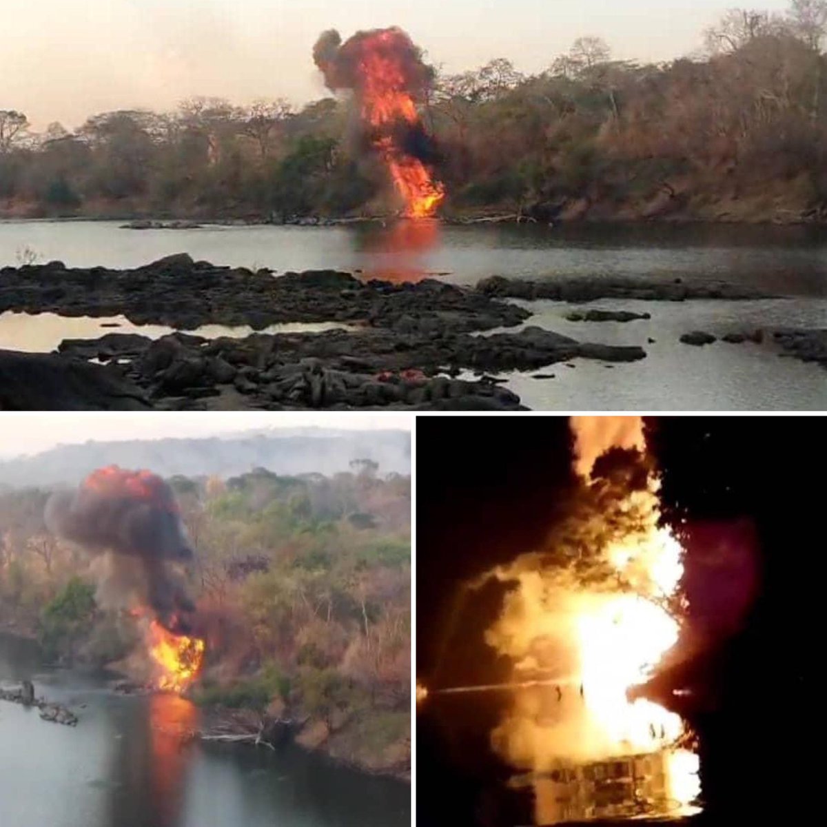URRA Falcón de la #FANB destruye trece (13) balsas mineras en el Río Caura del estado Bolívar. El medio ambiente en general debe ser protegido, y de manera particular las reservas forestales, parques nacionales y cuencas hidrográficas, es un deber constitucional !