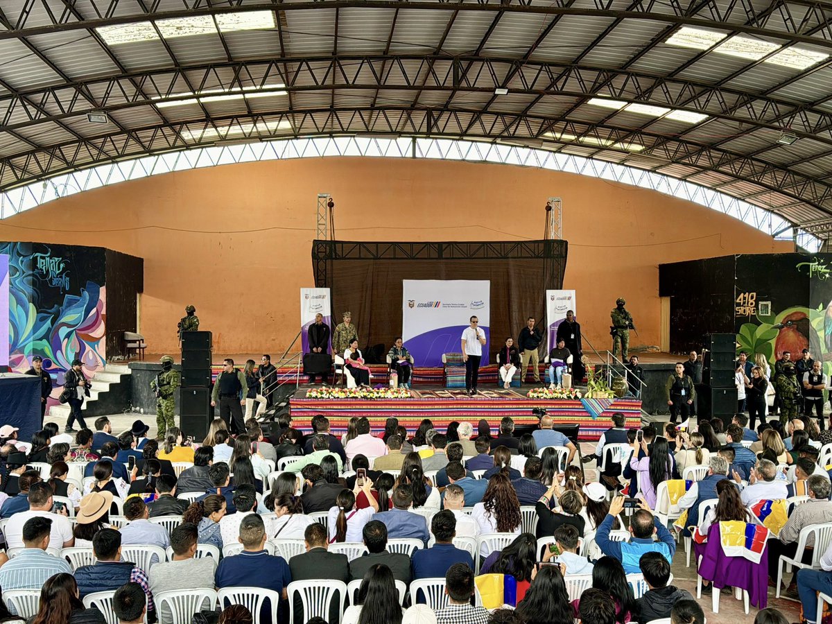 Con un presupuesto de 342 millones de dólares, las brigadas en territorio continúan acercando los servicios esenciales para #LaNuevaInfancia en todas las provincias del Ecuador.🇪🇨

¡Con estas acciones nos acercamos cada día más a un #EcuadorSinDesnutrición! 🙌