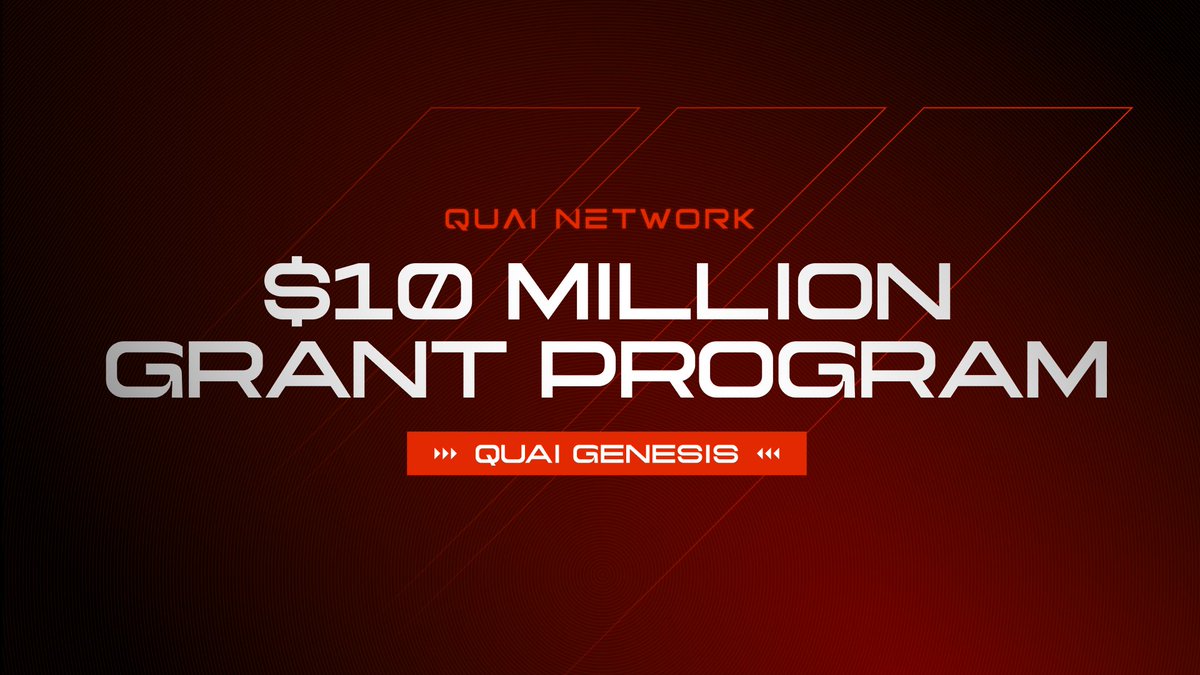 Applications to the @QuaiGenesis Grant Program are now live with a pool of over $10 million in Mainnet Quai! 🧑‍💻 Each project is eligible to receive up to $400k in Mainnet Quai as a grant for building on Quai/integrating their existing application with Quai. Check out the full