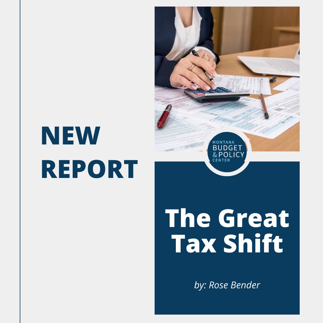 NEW: Why do families on moderate and low incomes carry the biggest tax responsibility? Learn how years of policy geared towards special interests with access to wealth led to The Great Tax Shift in our new report from director of research Rose Bender: montanabudget.org/report/the-gre…