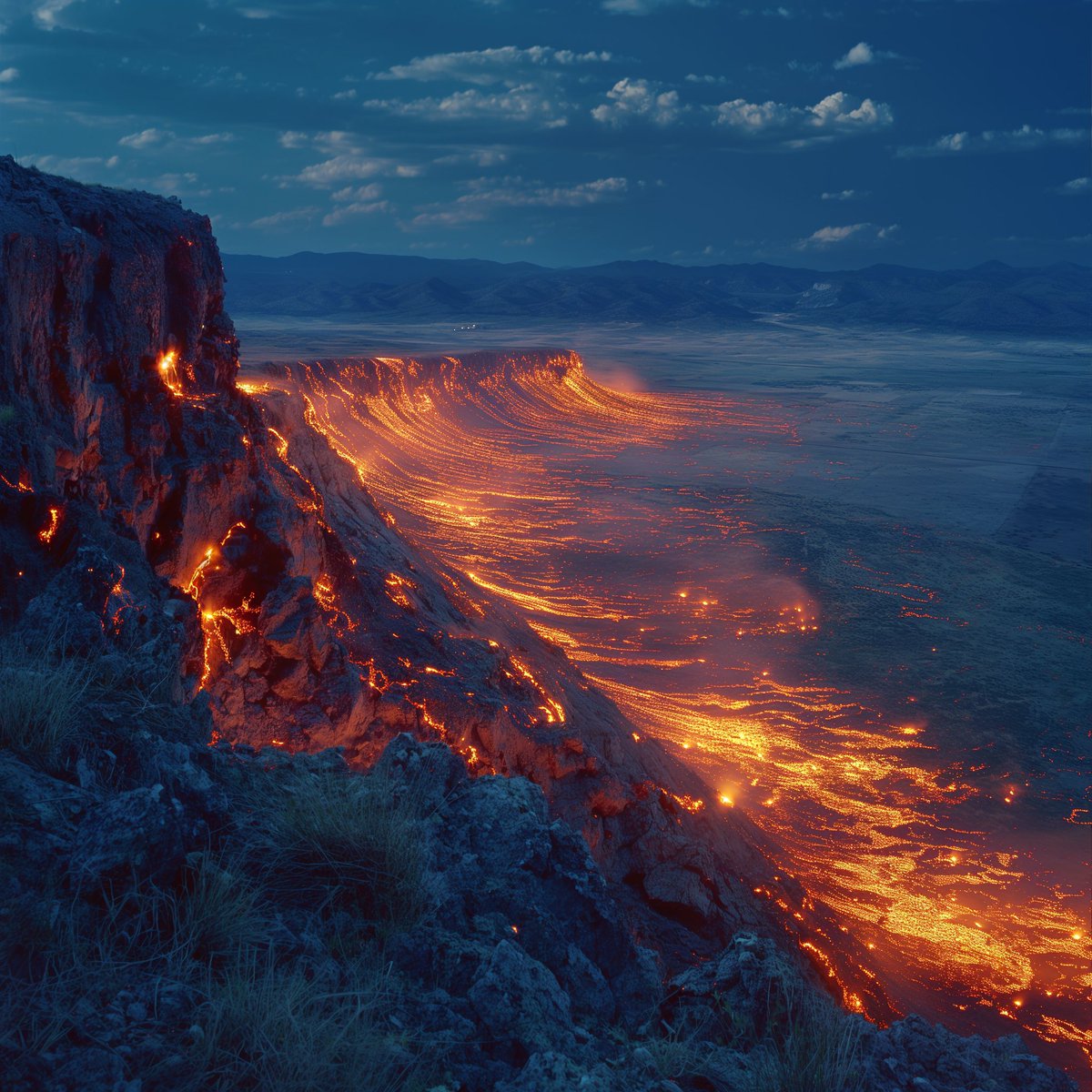 🚨The Art Of Story Lore:

Flame Orange 

High atop a fiery mountain, a group of skilled artisans practiced an ancient art passed down through generations. They were renowned for their mastery of fire, able to shape and manipulate it with precision. 

One cold night, they were