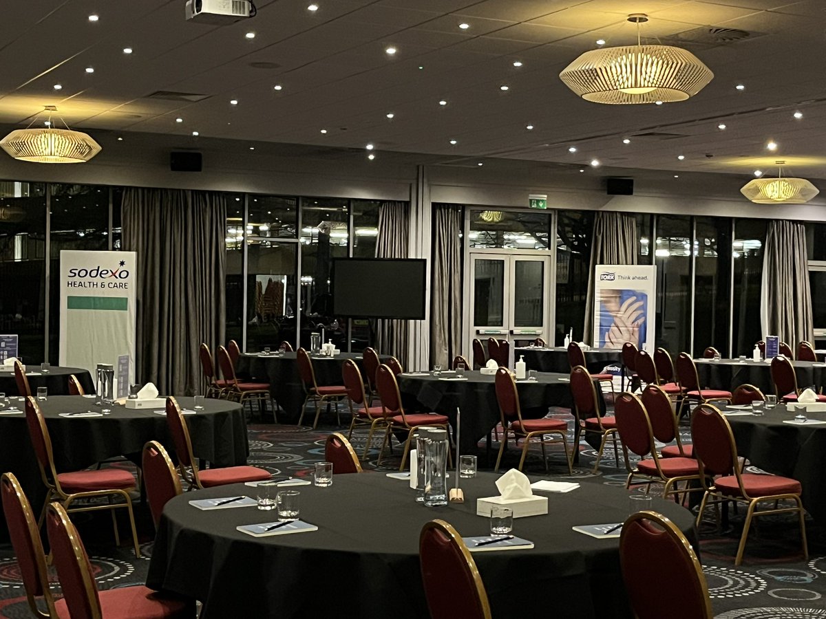 Room all set up and ready for <a href="/IpsEcd/">IPS.ECD</a> conference tomorrow. I’m really looking forward to this. Thank you <a href="/SodexoUK_IRE/">Sodexo UK & Ireland</a> and <a href="/essity/">Essity</a> for supporting us <a href="/IPS_Infection/">IPS</a> and enabling us to deliver excellent education!