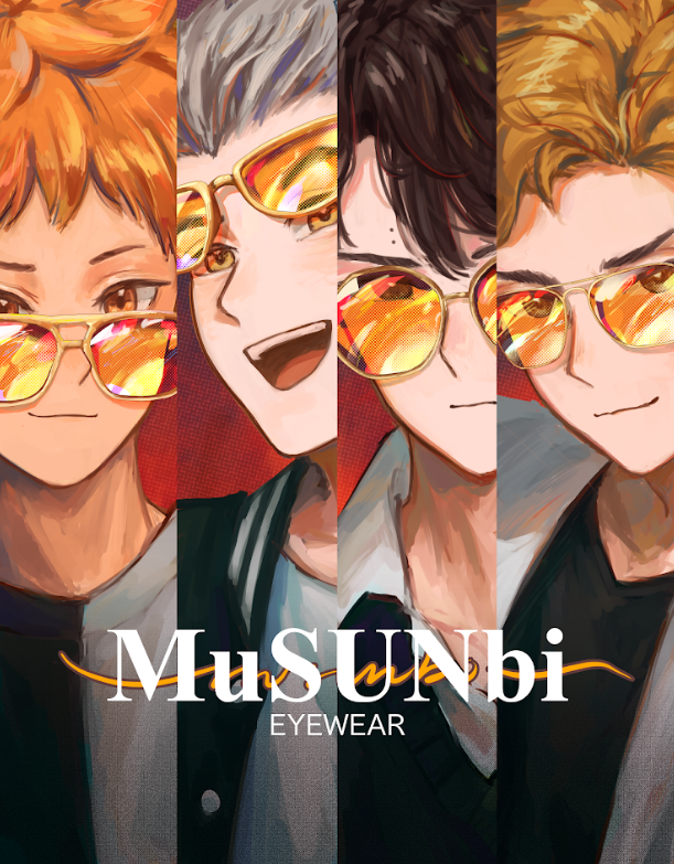 MSBY with some orange sunglasses for <a href="/HqTrendsetter/">Trendsetter: A Haikyuu!! Fashion Zine - COMPLETED</a> !