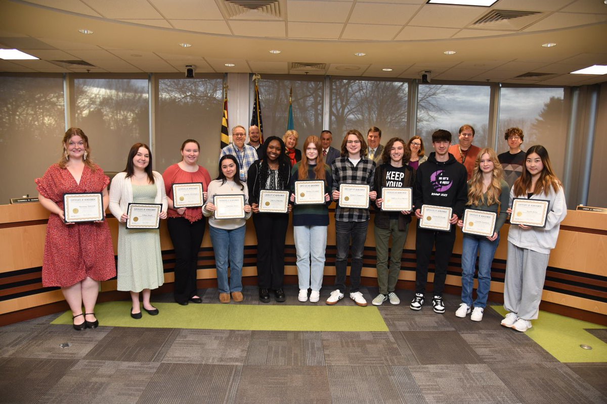 March is Music in our Schools Month and Youth Art Month. It’s an honor to recognize our @wcpsmd student musicians who were chosen to perform in all-state ensembles and student artists whose work was selected in state and national contests and exhibitions. Congratulations!