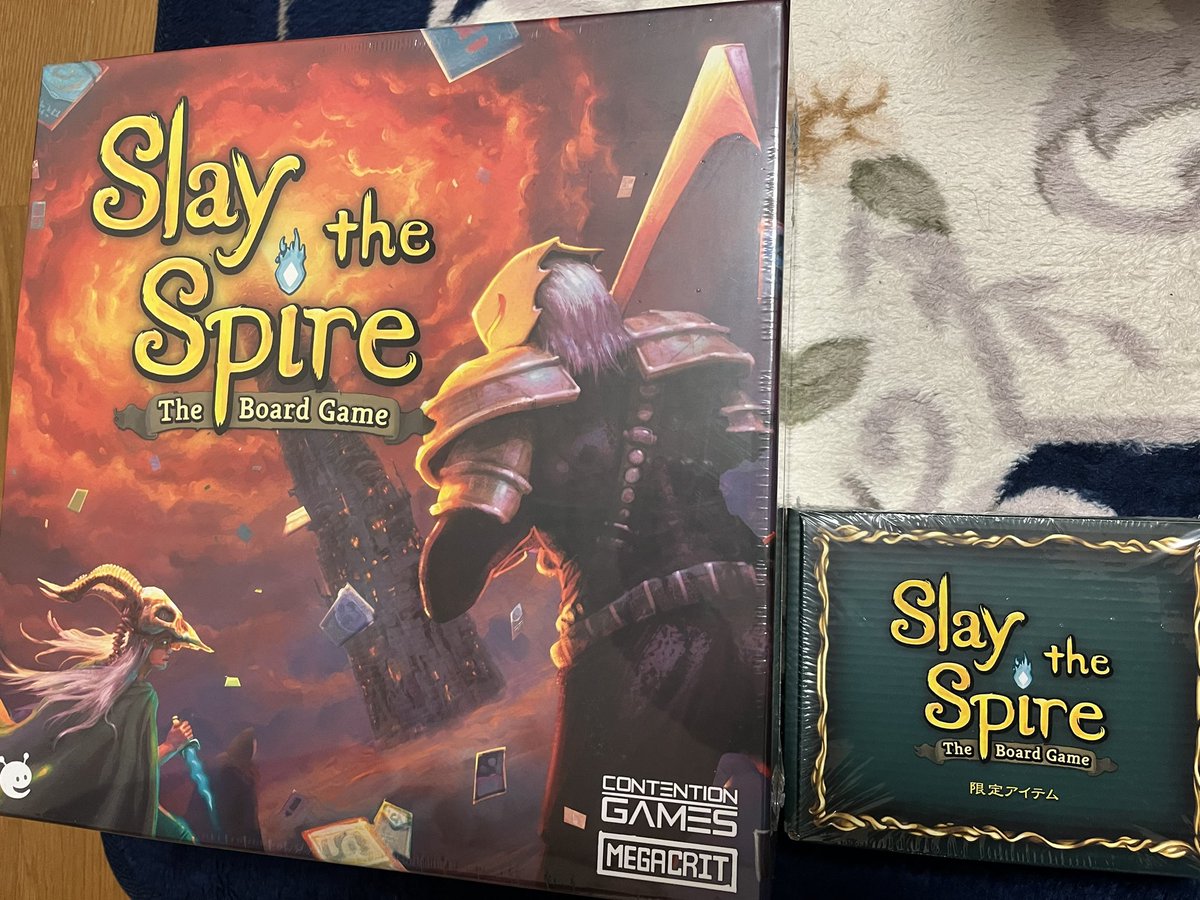 HARUKAZE_pro's tweet image. きちゃーーー！！想像の3倍くらいデカイ

開封の儀を行いたいがカメラが固定出来ない🤔
#SlaytheSpire #TheBoardGame