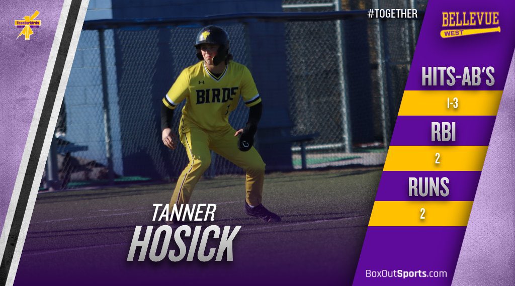 Barrientos - 1-3, RBI, R. #TOGETHER #TBIRDSBASEBALL