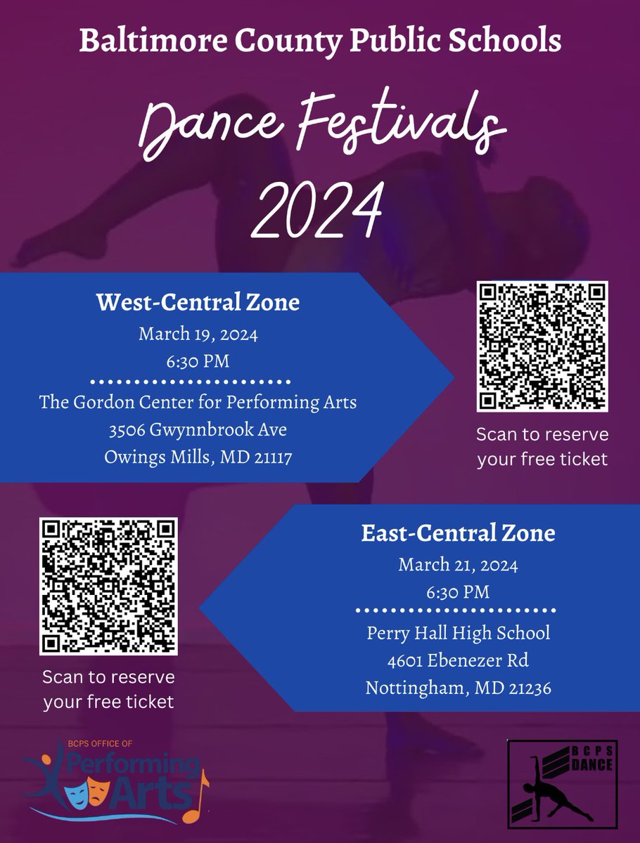 Congrats to the amazing dancers and teachers who participated in tonight’s BCPS West-Central Festival! Looking forward to the East-Central Festival on Thursday. There’s still tickets to come and support LHS! @BCPSDance @dtpilate38 @sonia_synkowski