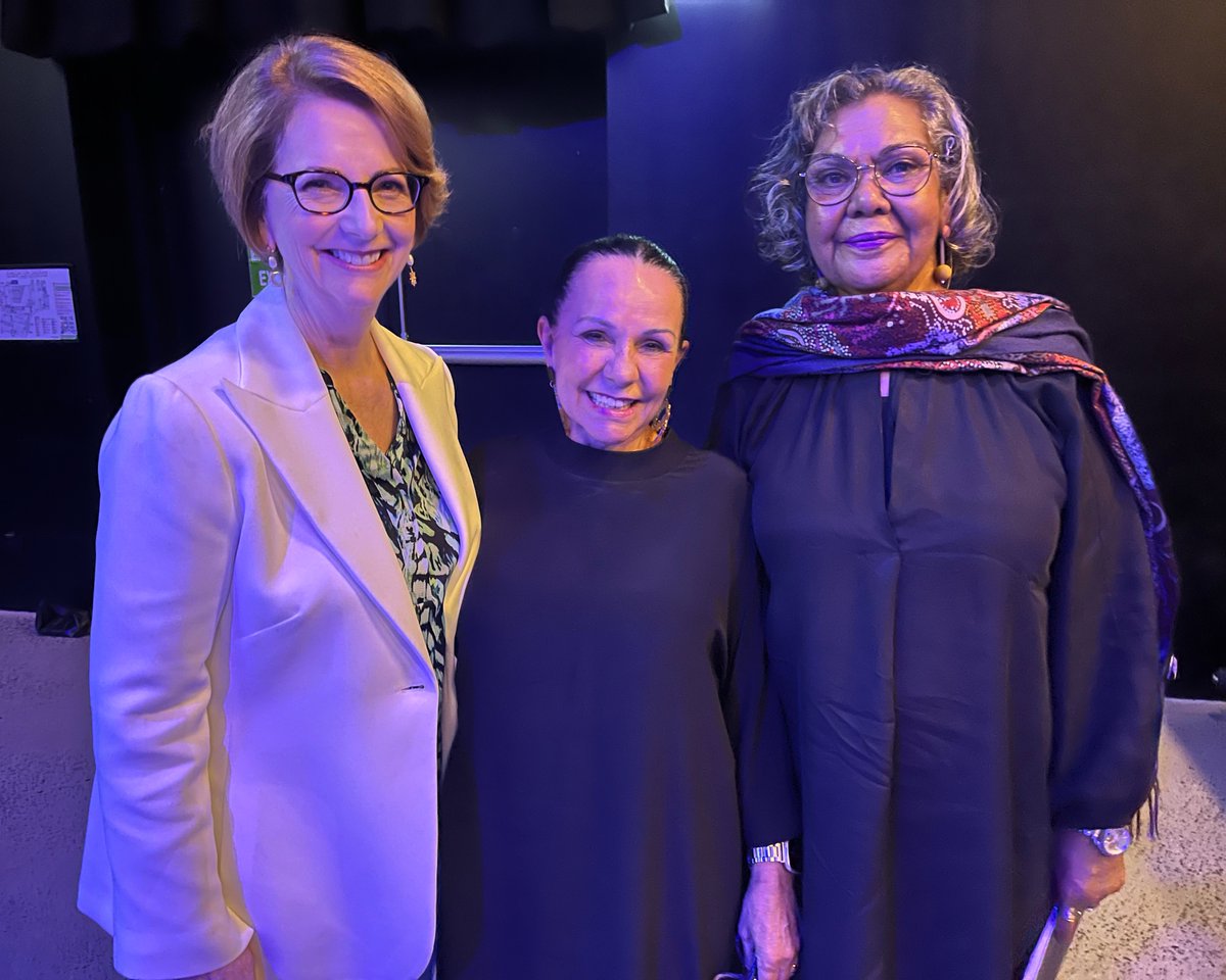 It was a lovely evening catching up with friends @JuliaGillard & Commissioner @June_Oscar at the launch of the Wiyi Yani U Thangani Institute. Labor has a long history of supporting First Nations gender equality & our government is committed to continuing that progress.
