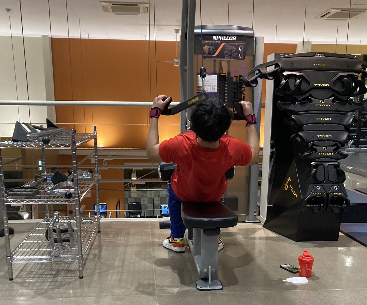 shin1173sa's tweet photo. ジムトレ💪 https://t.co/O48wBOBGTO