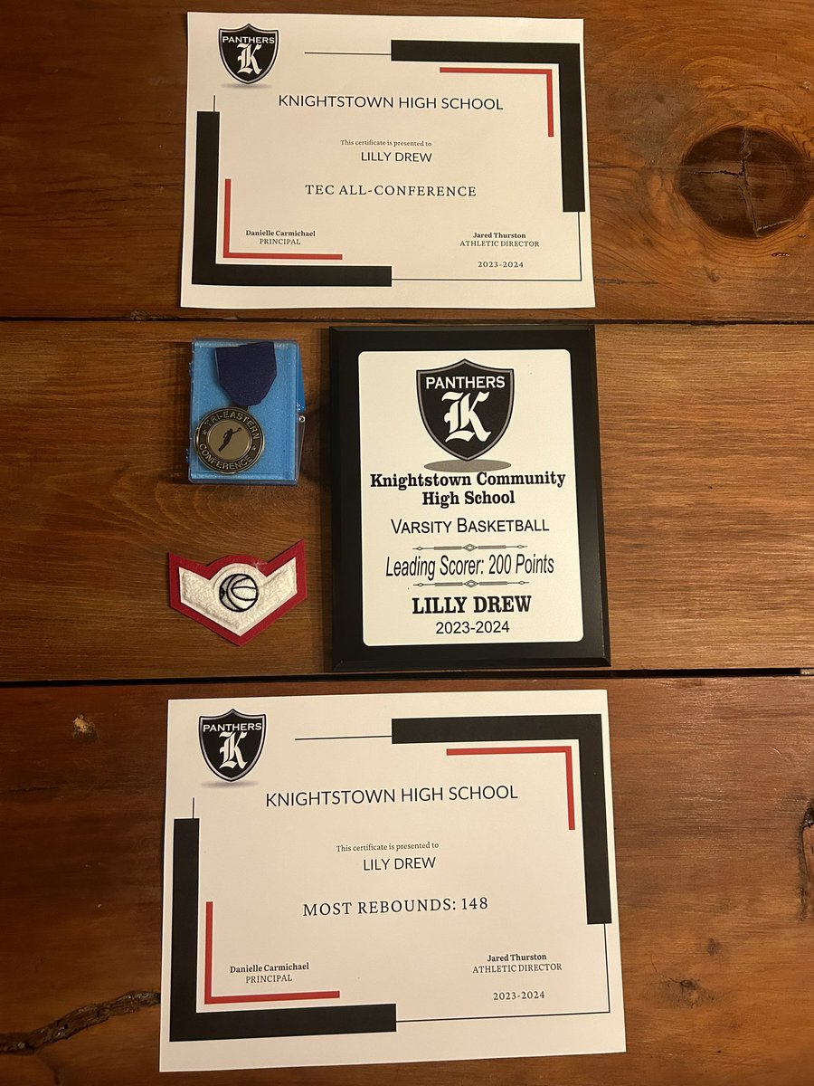 Had my HS Basketball banquet tonight! Received the following awards: ⇨ TEC All-Conference ⇨ Leading Scorer ⇨ Leading Rebounder Thanks to my coaches & teammates for everything they do! @mikemillsnc @cbmeadow @magee4three @crazieferg @KimAnde11915569 @inpridexplosion