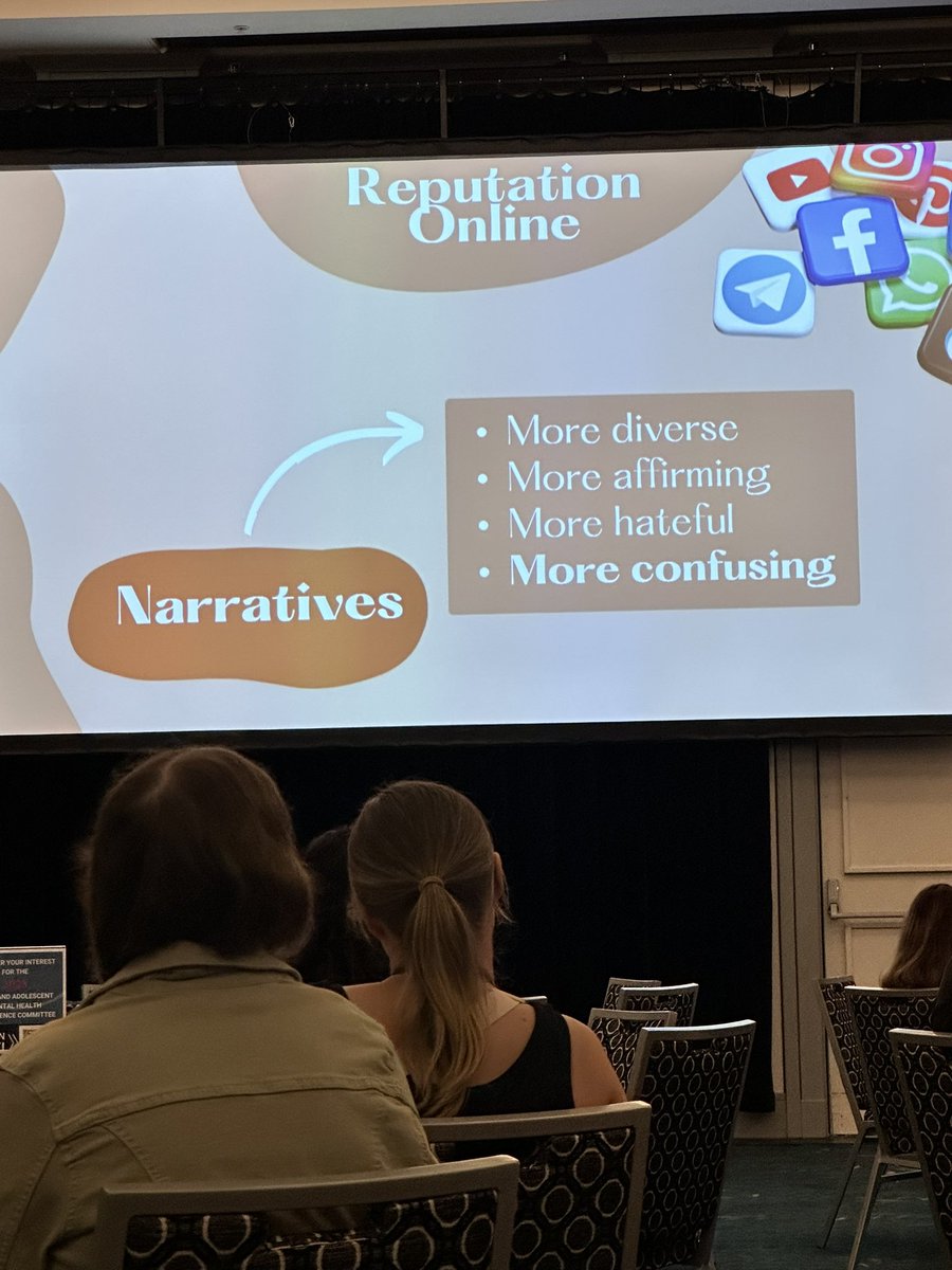 “It takes 20 vears to build a reputation and five minutes to ruin it.” Dr James Tranter shedding light on the importance of building online reputations for adolescent mental health and development #CAMH24