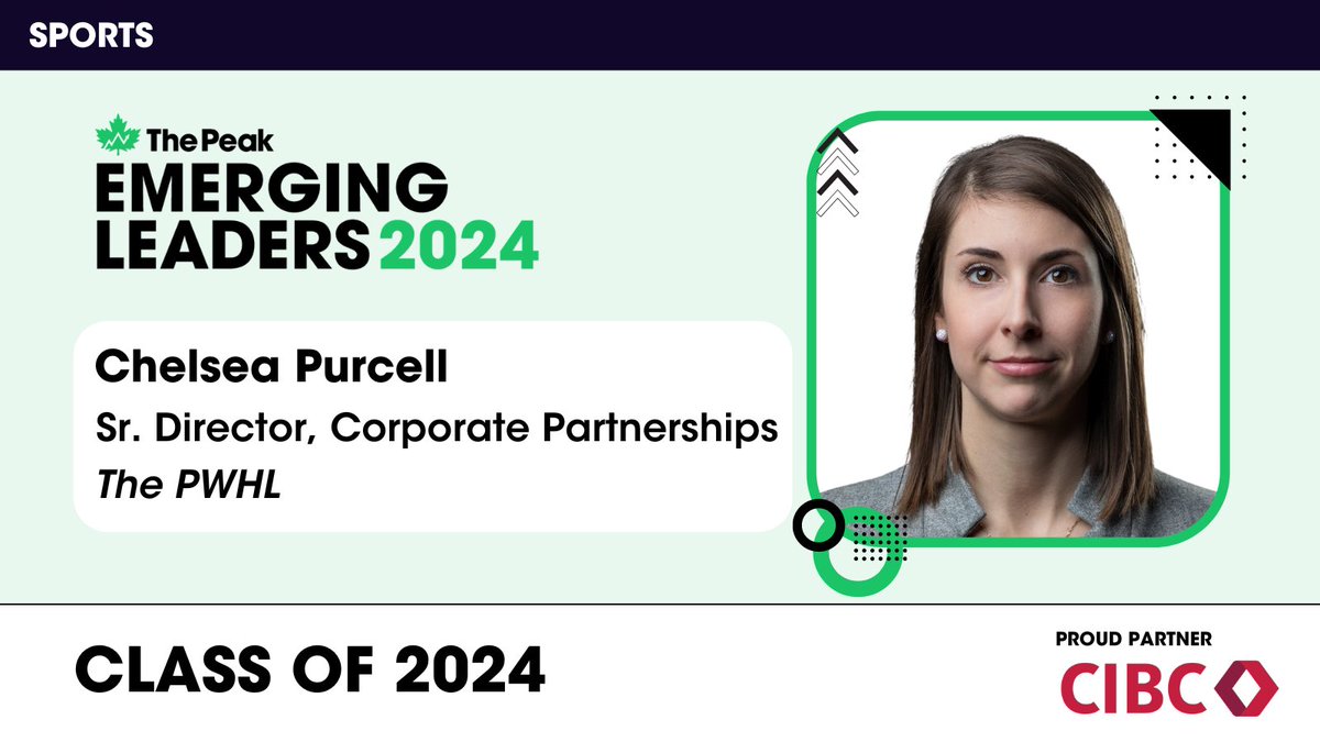 Chelsea Purcell (@cpurcell_5) on Twitter photo I'm excited to announce that I've been selected as one of <a href="/readthepeak/">The Peak 📈</a>'s 2024 Emerging Leaders! It's an honour to share this accomplishment alongside many inspiring Canadian leaders under 40 who are shaping their industry. I'm excited to announce that I've been selected as one of <a href="/readthepeak/">The Peak 📈</a>'s 2024 Emerging Leaders! It's an honour to share this accomplishment alongside many inspiring Canadian leaders under 40 who are shaping their industry.