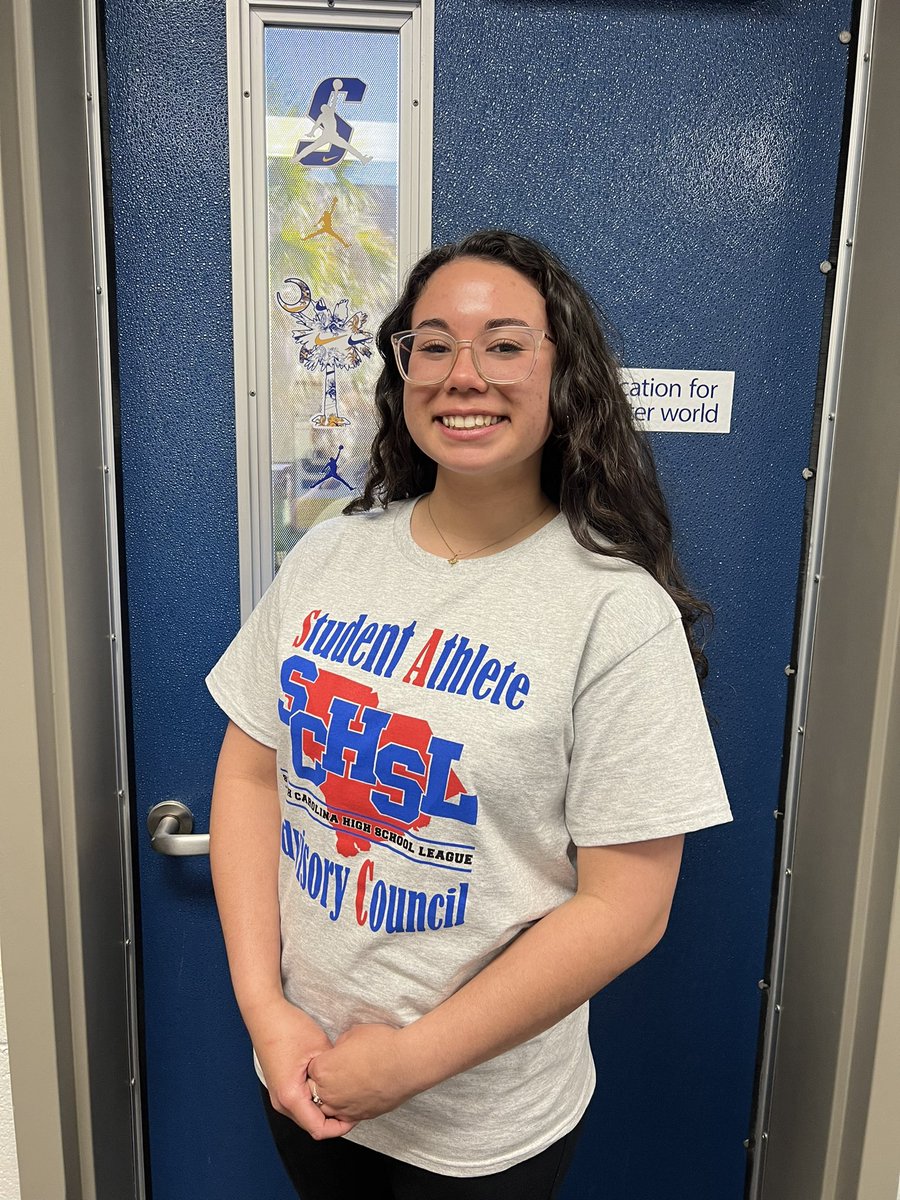Congratulations to Sumter High School junior, Kelly Gristwood, for being elected as the president of the @SCHSL Student Advisory Council. This is a great honor for Kelly, for our school, and our district! 💙💛#GamecockGreatness #SSDShiningStars #LoveSumter @sumtergamecocks