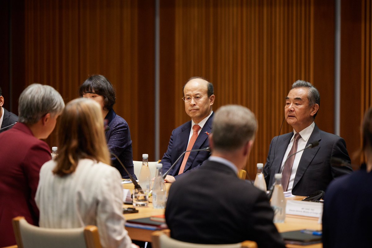 Australia seeks a mature, stable and productive relationship with China. Today I welcomed Foreign Minister Wang Yi for the 7th Australia-China Foreign and Strategic Dialogue. Engagement and dialogue are important and enable us to pursue Australia’s interests.