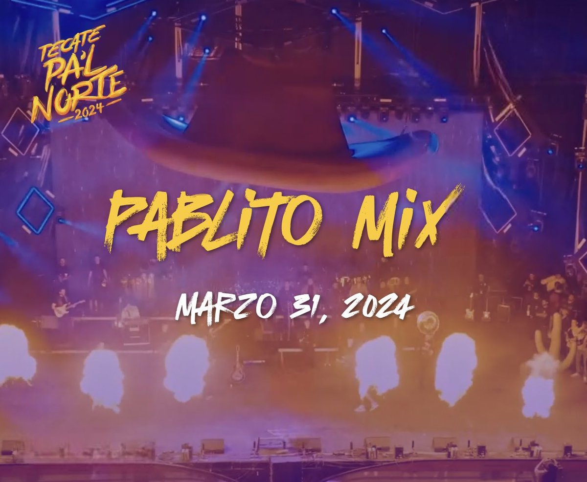 Nos vemos este 31 de marzo en <a href="/TecatePalNorte/">Tecate Pal Norte</a> 🤠🙌🏼🔥