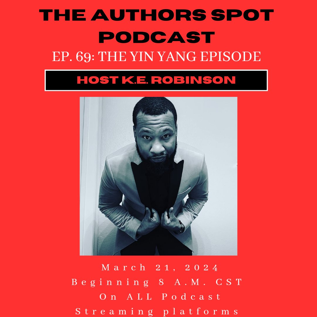 It may not be the 69th episode K.E. hoped for, but it's definitely the one we all DESERVE, Premiering this Thursday Morning, only <a href="/TheAuthorsSpot/">TheAuthorsSpot</a>  #podcast🎧🎙️ 

#thirstythursday 
#behindthescenes 
#justmeandyou