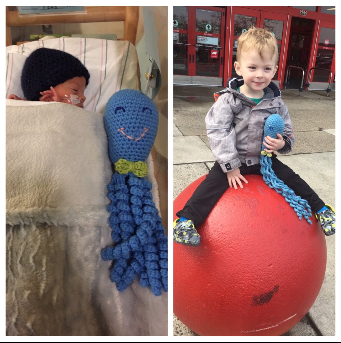 Let’s use <a href="/X/">X</a> power for good tonight!

My nephew left his stuffed HAND made animal Otto the octopus on their flight yesterday. <a href="/FlyFrontier/">Frontier Airlines</a> F9 2506 from Orlando to Philadelphia! Otto has been with Hazen since he was a baby! We need him back. Any information that leads to Ottos