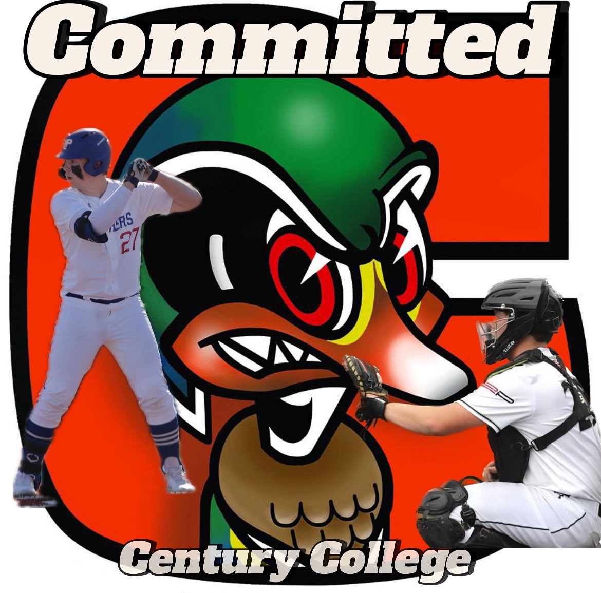 I would like to thank everyone that has helped me throughout my journey. With that being said I would like to announce that I will be continuing my baseball journey at Century College next year! 🦆 #GoDucks #jucobandit