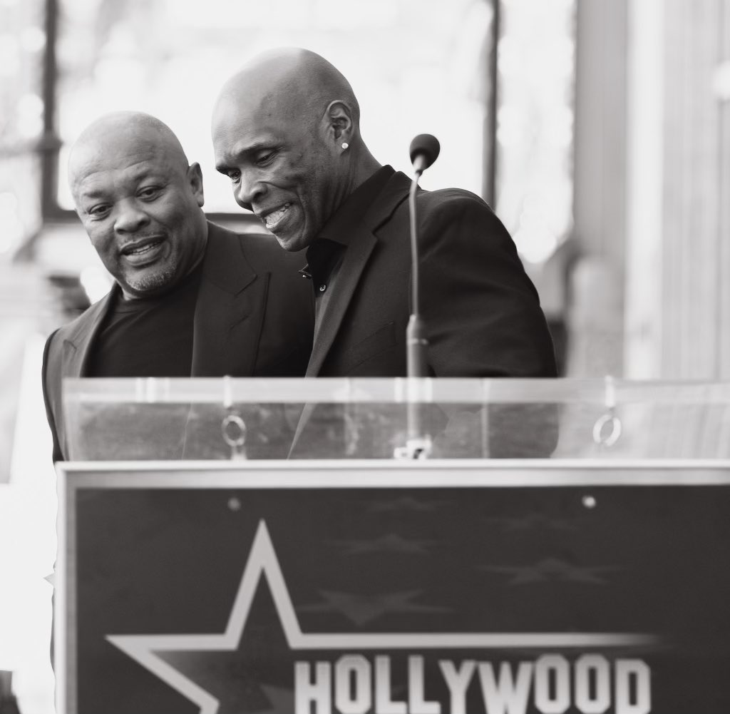 Congratulations @drdre on getting your 🌟 on the Hollywood Walk of Fame!