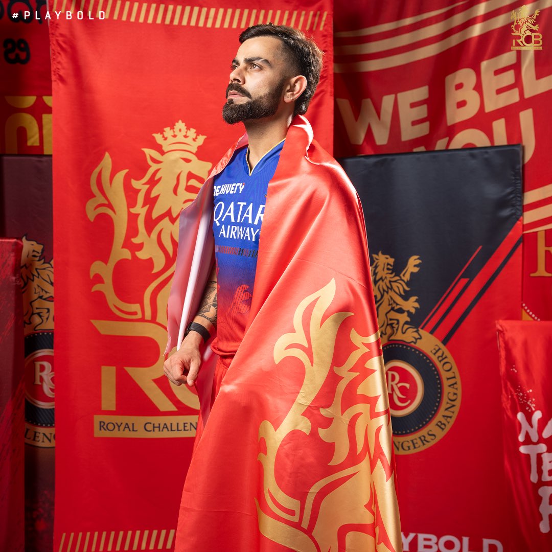 RCBTweets's tweet photo. We Play for the Badge ❤️‍🔥

Presenting jaw dropping clicks from our team photoshoot! More to follow…🔥

#PlayBold #ನಮ್ಮRCB #IPL2024 https://t.co/OEZBYjk1y9