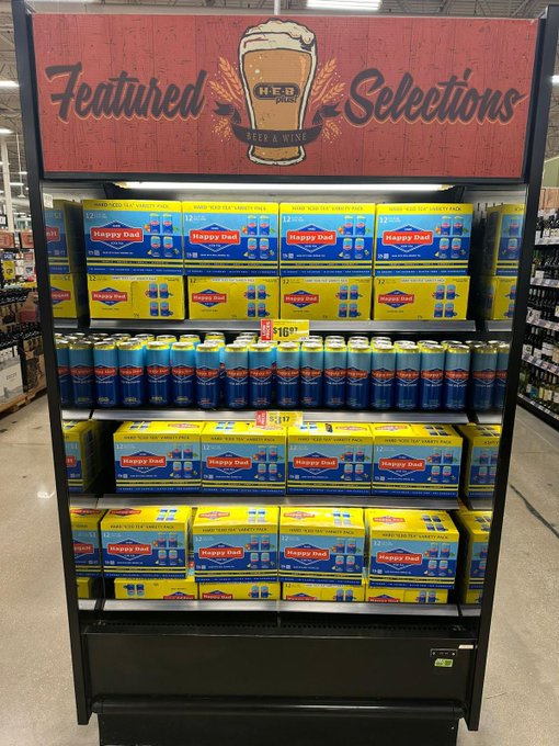Hard Iced Tea looking nice at H-E-B in Texas 🔥🔥. @happydad https://t.co/Kt5mray7ma