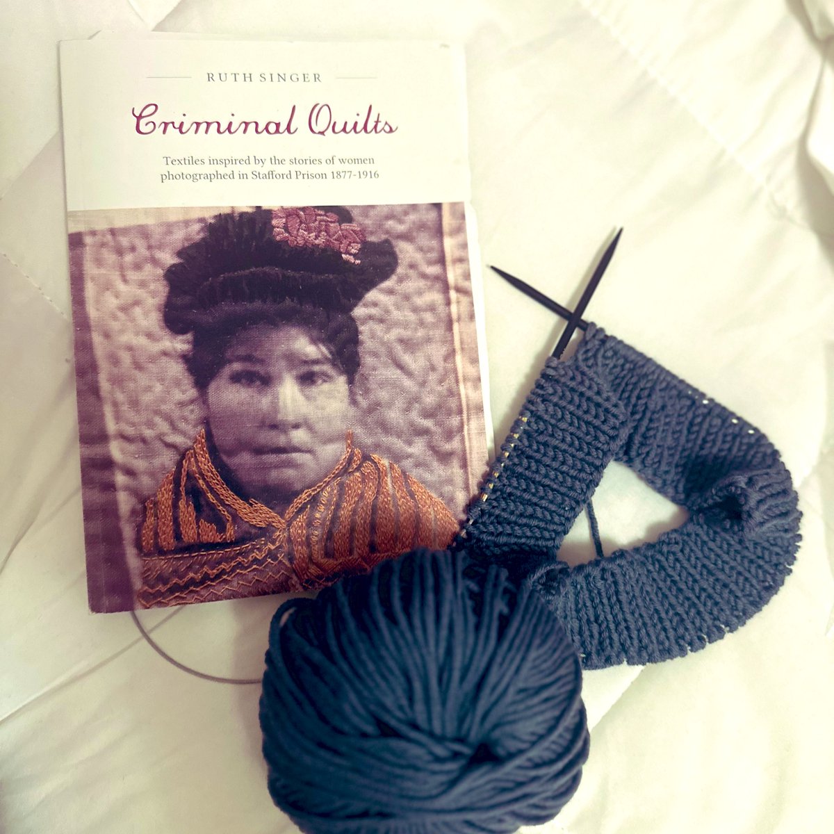 As a quilter / textiles enthusiast &amp; Psychiatrist whom has worked in. Forensic settings &amp; with women in Prisons I am so in awe of this wonderful book Criminal Quilts <a href="/RuthSinger/">Ruth Singer</a> really provoking &amp; a beautiful insight into Victorian history of the incarcerated