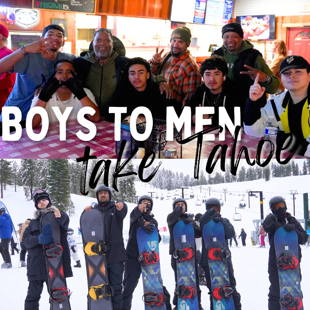 Our Boys to Men program builds mentor relationships creating strong successful young men, including every student in San Mateo County. We recently took our group to Tahoe and had a great time connecting. #SeeYourselfInTheFuture #BoystoMen #LiveInPeace