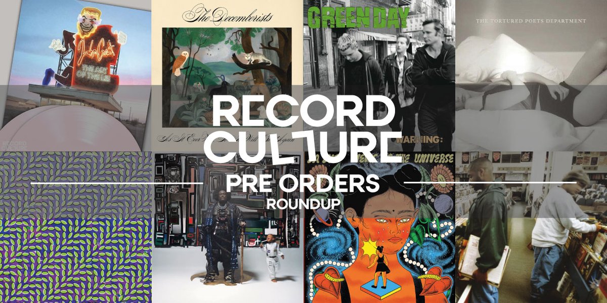 The big pre-orders have kept on coming this past week and we haven't had nearly enough time to shout about them all. Grab a mug, a can or & bottle & treat yourself to five minutes spooling through the latest pre-orders 👇🏻 There are some ruddy good uns! recordculture.com/collections/pr…