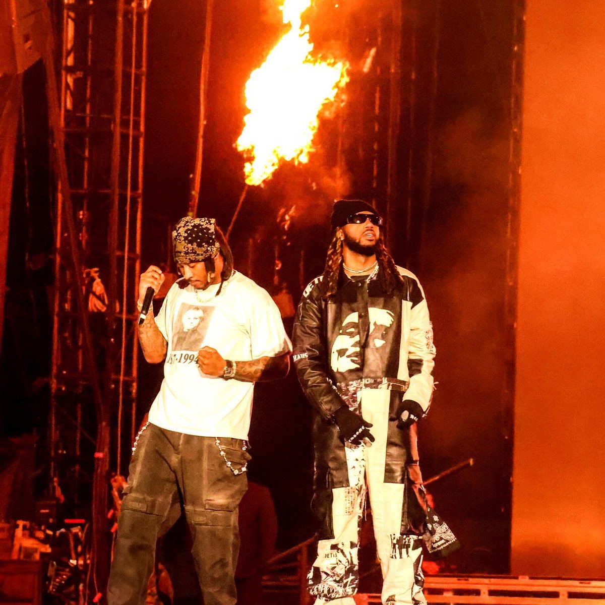 .<a href="/1future/">FUTURE/FREEBANDZ</a> X <a href="/MetroBoomin/">Metro Boomin</a> shot for <a href="/RollingLoud/">Rolling Loud</a> // Photography by Milo Lee