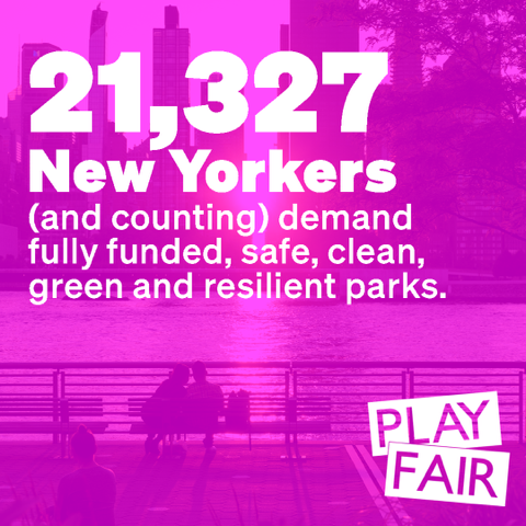 Over 20k New Yorkers wrote letters opposing cuts to @NYCParks and/or signed the #1Percent4Parks petition. #PlayFair will deliver these petitions & letters to City Hall on 3/21, united  in our call for equitable/resilient parks.
Join us to #SaveNYCParks: bit.ly/no-cuts-to-nyc…