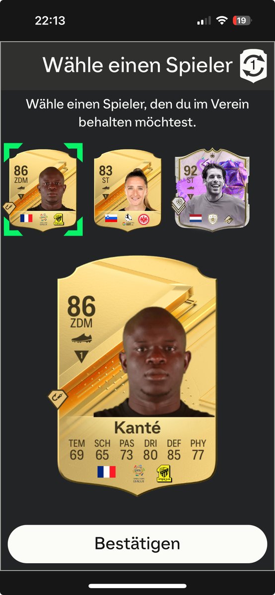 Keeman81's tweet photo. #eafc nach genau 287 Picks der erste wirkliche Banger https://t.co/HyWs1aiDlT