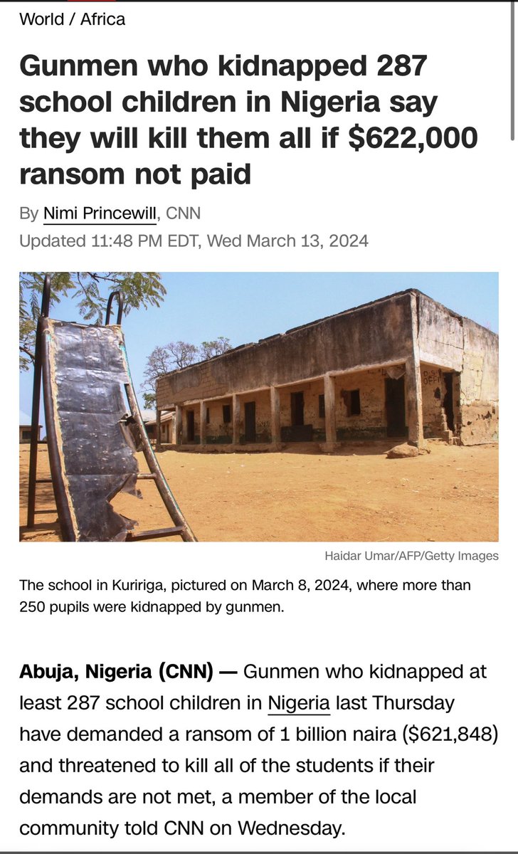 Remember when the story of the hundreds of children kidnapped by Muslim terrorists in Nigeria went viral a few weeks ago? They just kidnapped more—and they’re demanding ransoms for their lives. Where are the mass protests, or do these lives not matter?