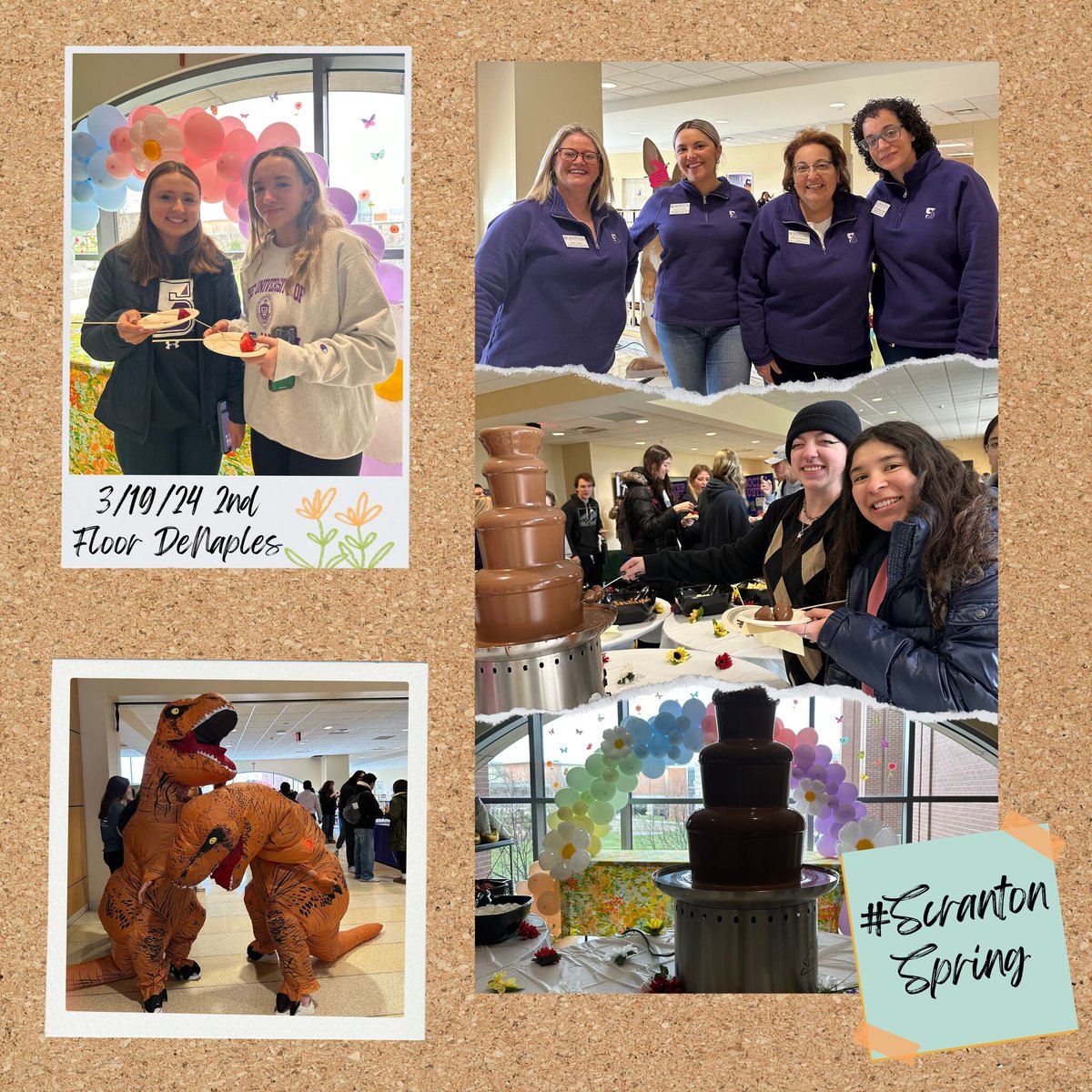 Happy First Day of Spring, Royals! Did you attend the Center for Service and Social Justice giant chocolate fountain today? 
To learn more about student life at Scranton, sign up for Preview Days on 3/23 or 4/14 via the link💜
bit.ly/3wF6RIh