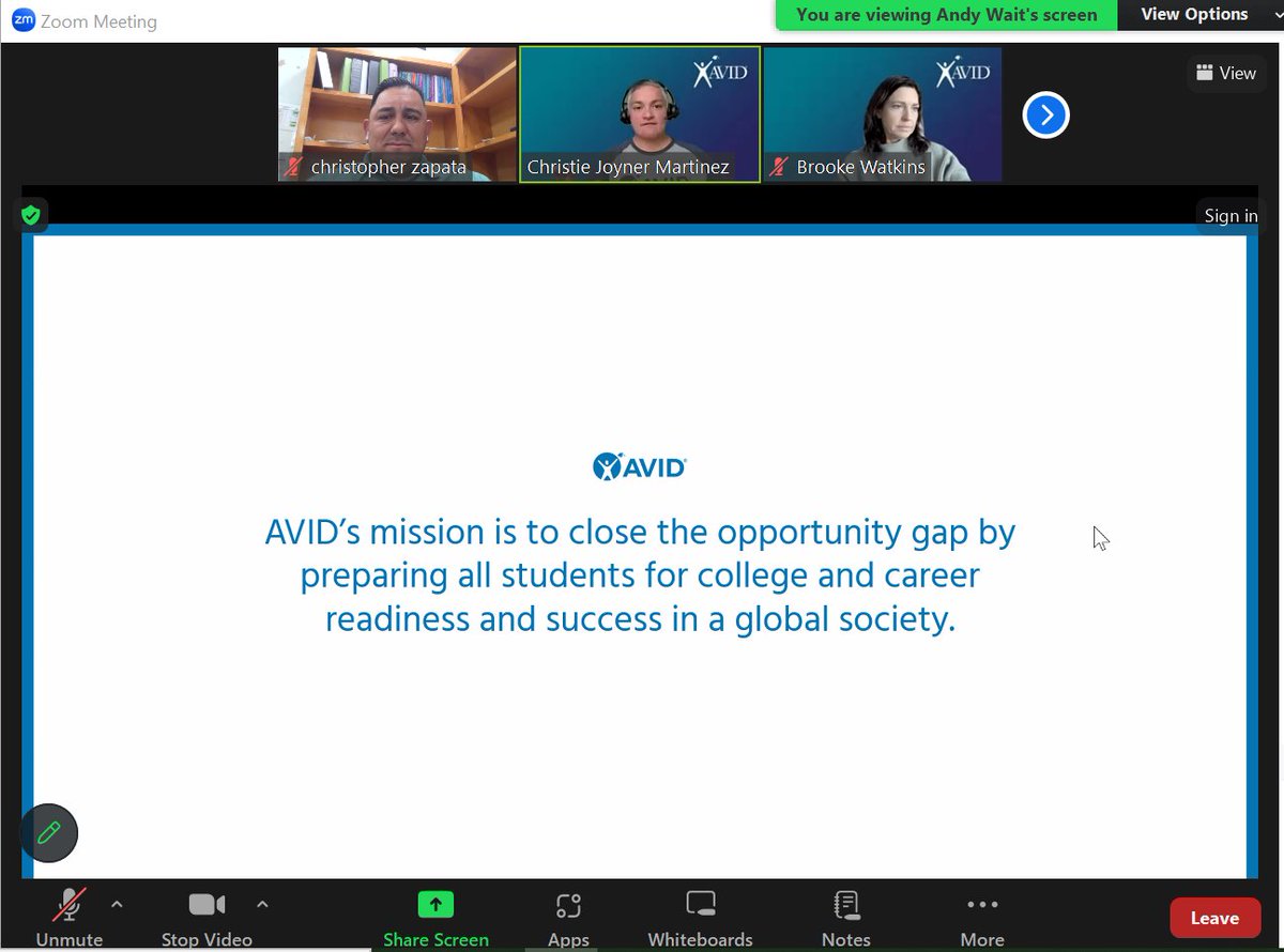 AVIDHornets's tweet photo. LOVE OUR AVID COMMUNITY.....!!!!!! Our AVID coordinator meetings are great opportunities to grow as educators and mentors. Blessed to have this opportunity to learn and support our AVID students
@EISDofSA
@DrH_OnTheEdge
@JFKennedyHighS
@AVID4College https://t.co/LhTpD0x3CR