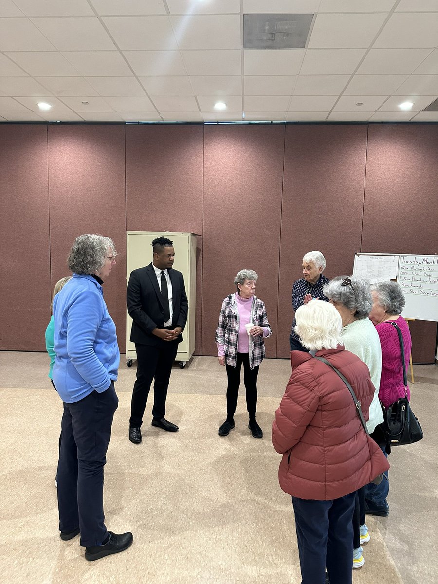 I had an amazing time joining so many seniors enjoying an accessible fitness class in West Roxbury this morning! We need to keep funding these programs that are supporting so many of our Boston seniors all across the city. #bospoli