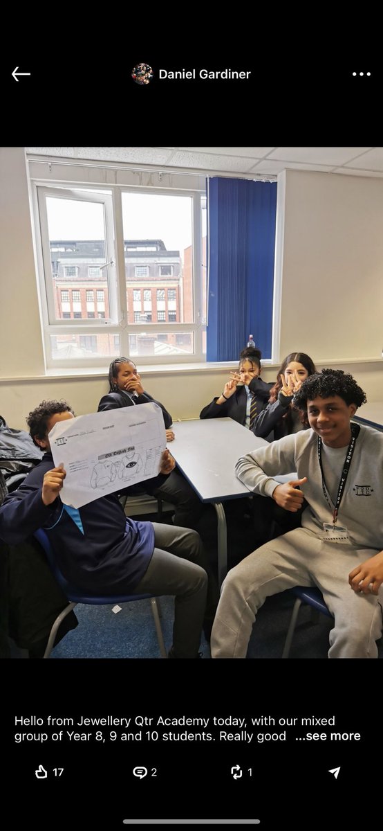 Thank you to <a href="/F2Dclothing/">FREE 2 DREAM CLOTHING</a> for a great workshop at <a href="/COREJQAcademy/">Jewellery Quarter Academy</a>. The students really enjoyed it and can’t wait for their hoodies.