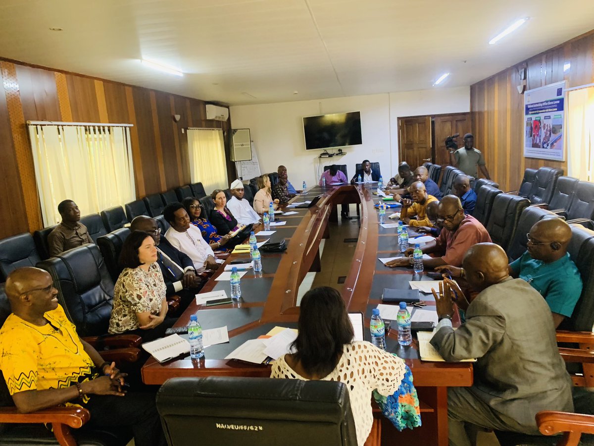 moped2025's tweet image. Delighted to welcome 7 new NGO Country Directors to🇸🇱! Recognizing their vital role in national dev, Min. Barlay urged alignment with #MTNDP and strengthening relationships with govt. @PresidentBio #Big5 #DCF. NGOs: Concern Worldwide, Solthis, BBC Media Action, Sight Savers,&amp;amp;more