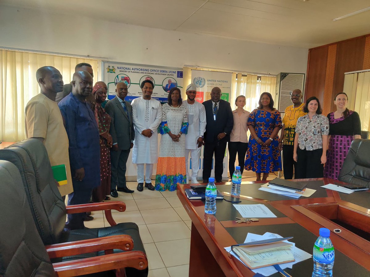 moped2025's tweet image. Delighted to welcome 7 new NGO Country Directors to🇸🇱! Recognizing their vital role in national dev, Min. Barlay urged alignment with #MTNDP and strengthening relationships with govt. @PresidentBio #Big5 #DCF. NGOs: Concern Worldwide, Solthis, BBC Media Action, Sight Savers,&amp;amp;more