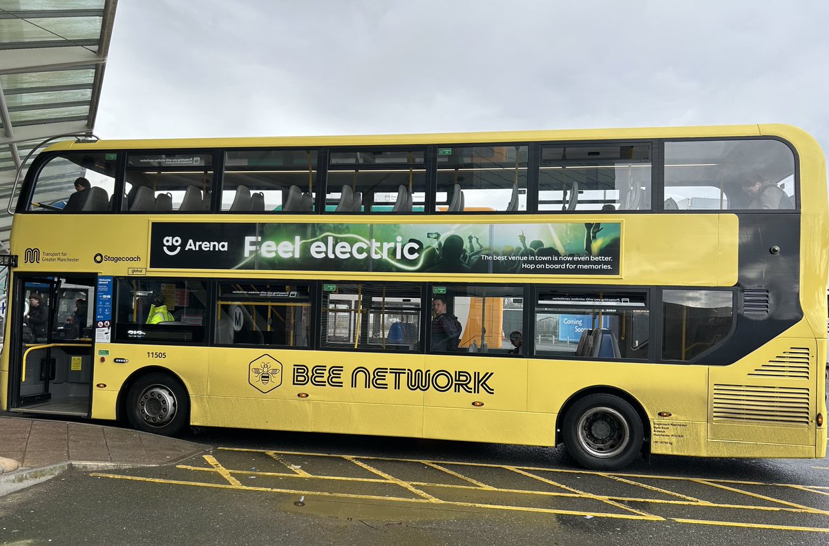 Manchester’s new Bee Network limits most fares to £2 and provides connectivity between buses &amp; trams. #sustainabletransport #futurecities