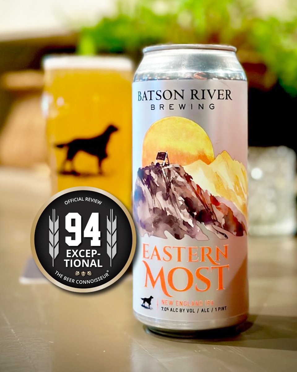 Ecstatic to learn that Easternmost received a 94 Point rating from @BeerConnoisseur #maine #ipa #craftbeer