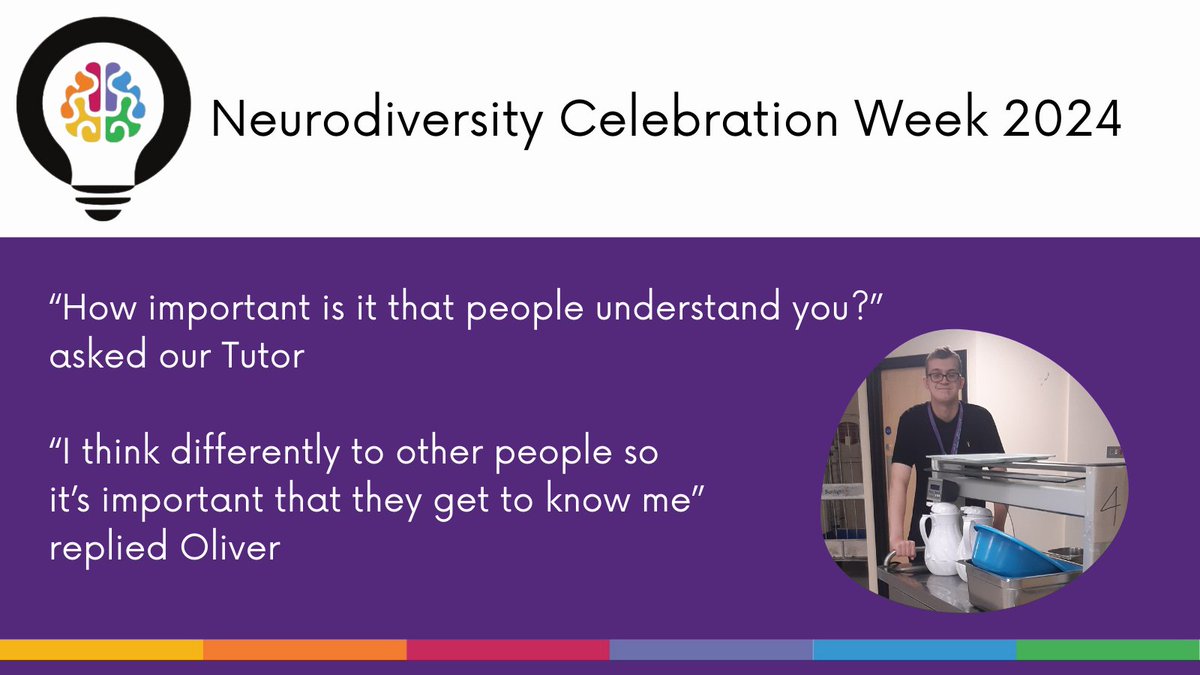 Day 2 #NeurodiversityCelebrationWeek2024 #inclusionrevolution #jobsforall #supportedinternships