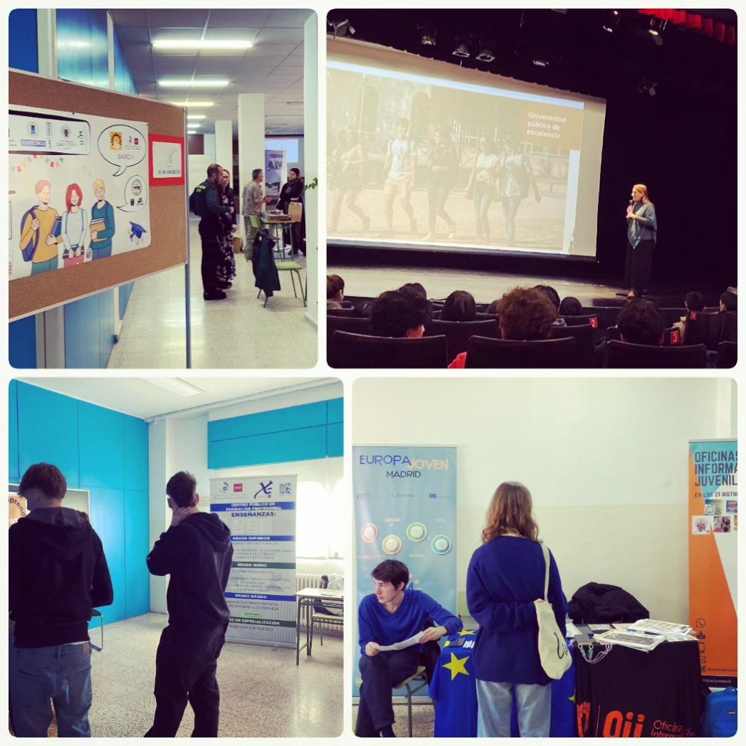 IES San Juan Bautista (@ies_sjb) on Twitter photo Feria de Orientación para los Alumnos de 2Bachillerato, con representantes de universidades, centros de FP, fuerzas armadas, guardia civil, Europa Joven, Agencia de Juventud, etc. Muchas gracias a María, nuestra orientadora, por la organización del evento. Ha estado genial. Feria de Orientación para los Alumnos de 2Bachillerato, con representantes de universidades, centros de FP, fuerzas armadas, guardia civil, Europa Joven, Agencia de Juventud, etc. Muchas gracias a María, nuestra orientadora, por la organización del evento. Ha estado genial.