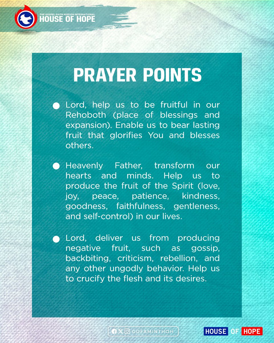 gofaminthoh's tweet photo. Take 30 seconds to make these prayers.
#FruitfulLiving #BearingFruit #SpiritualTransformation #CharacterBuilding #ReflectingChrist #DiscerningHearts #AccountabilityPartners #GodlyCounsel #tuesday #tuesdaymotivation #church #Motivational #Inspirational #transformation #Blessings https://t.co/lS0O2ZnJFM