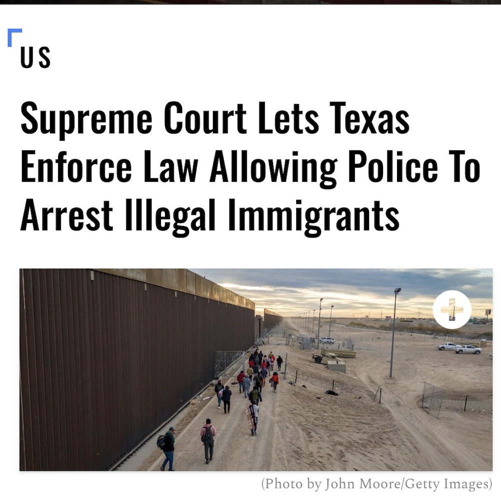 AngelaBoxShow's tweet image. FINALLY some good news out of #SCOTUS! #Texas can start #deporting all those #IllegalAliens Dems want to use to replace their voters who are FINALLY waking the hell up. The #GreatReplacementTheory is real, y'all.

EVERY. BORDER. STATE. needs to start the #deportations NOW.
