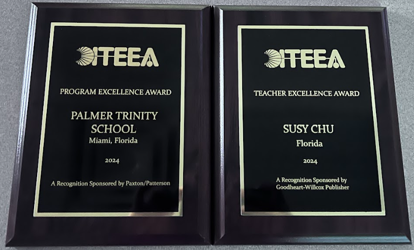 MsChuSTEM's tweet photo. During @iteea 's 86th Conference, Mar. 6-9, 2024, in Memphis, TN, outstanding schools worldwide, their technology &amp; engineering programs, &amp; educators, were honored. @palmertrinity  received STEM School of Excellence, Program Excellence, &amp; Teacher Excellence Awards; #STEMeducation https://t.co/611SwSLfX6