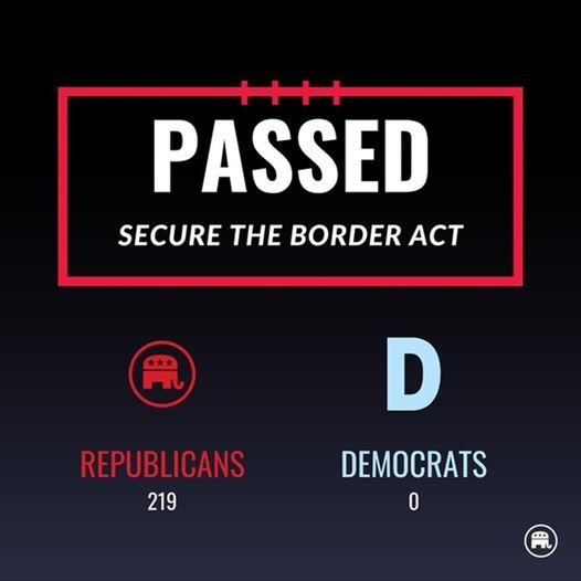 TalbotMD_GOP's tweet photo. House #Republicans passed the #SecuretheBorderAct 314 days ago. Joe #Biden and Senate #Democrats have been blocking it. #SecuretheBorder #CloseTheDamnBorder https://t.co/GYtdzzTZyb