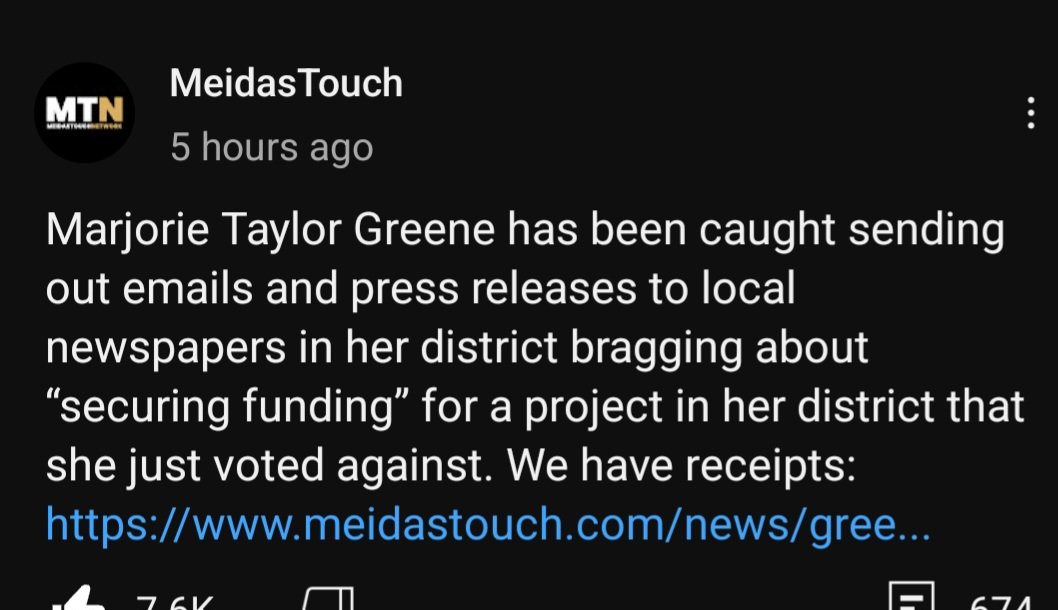 @RepMTG is a LIAR
check out @MeidasTouch they have the receipts! #FactsMatter 
#MAGACultMorons 
#GOPClownShowContinues 
#marjorieNaziGreen 
#MarjorieTraitor