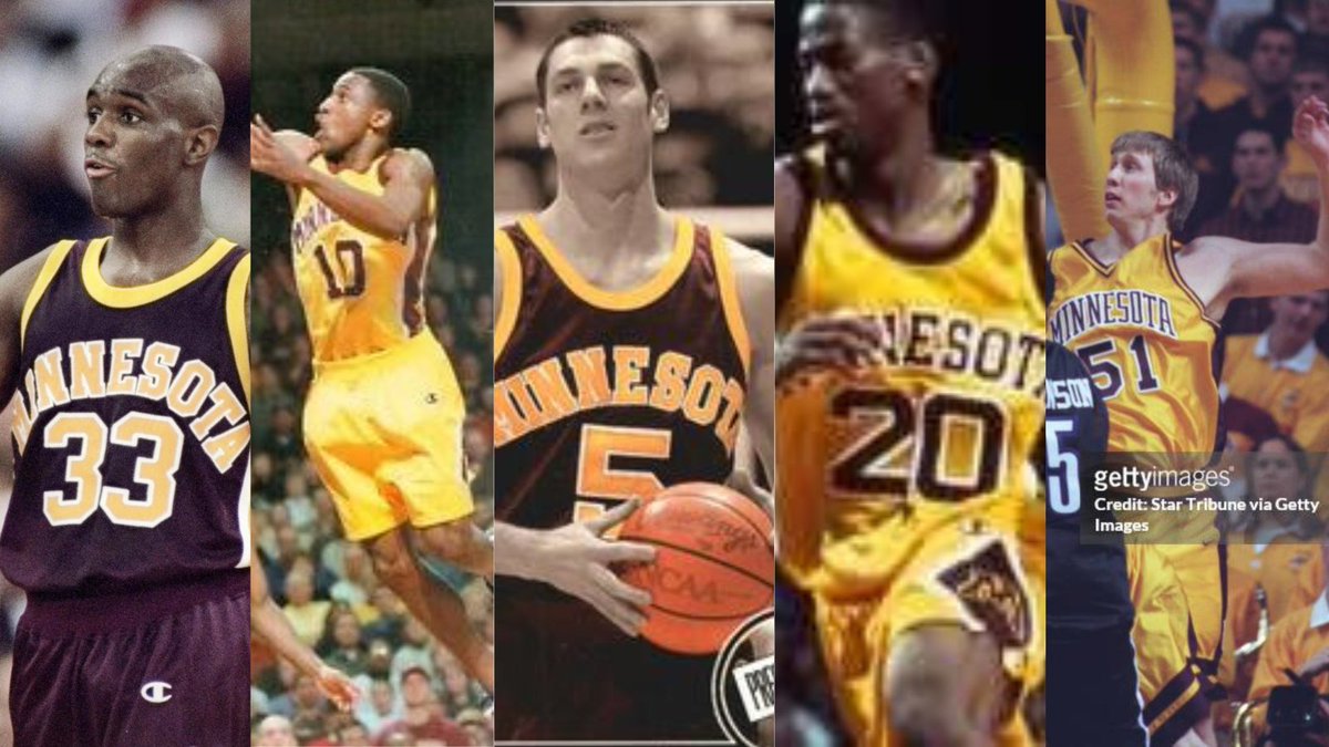 TonyLiebert's tweet image. The #Gophers have been crowned NIT champions 3 different times

2014
Andre Hollins
DeAndre Mathieu
Austin Hollins
Oto Osenieks
Elliot Elliason

1998
Eric Harris
Kevin Clark
Sam Jacobsen
Quincy Lewis
Kyle Sanden

1993
Arriel McDonald
Vashon Lenard
Jayson Walton
Chad Kolander
Randy…