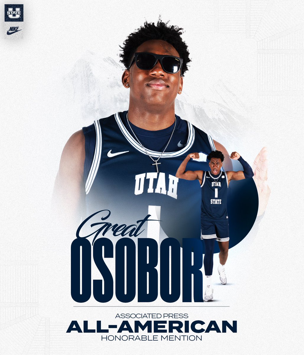 Congrats to @GreatOsobor on being named an AP All-American Honorable Mention! ➡️ bit.ly/43nE7Qo #AggiesAllTheWay